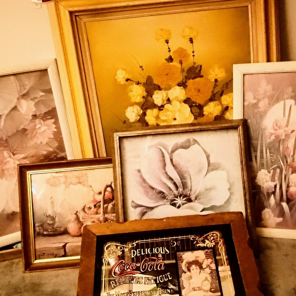 5 Antique paintings